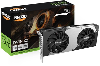 Відеокарта Inno3D GeForce RTX5070 Twin X2 12G