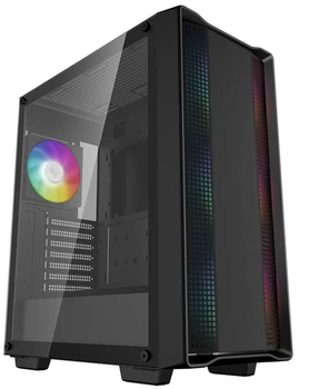 Корпус Deepcool CC560 ARGB V2 безБЖ Mini-ITX/Micro-ATX/ATX чорний.,2x3.5,2+1*2.5';