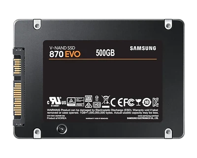 SSD 2,5 500GB Samsung 870 EVO MKX MLC 560/530MB/s (MZ-77E500BW)
