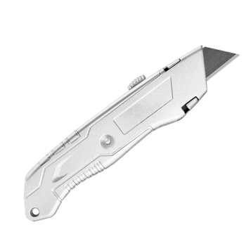 Нож трапеция алюминиевый корпус 19х61 мм INGCO