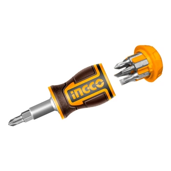 Отвертка мини 8 в 1 Cr-V INGCO