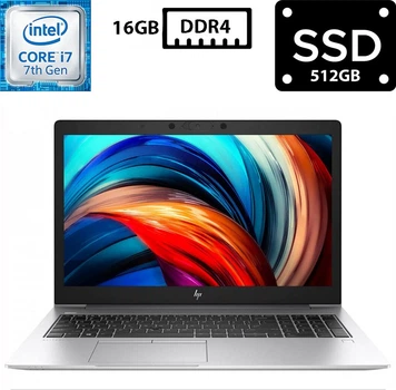 Ноутбук Hewlett Packard EliteBook 850 G5 15.6" IPS 1920x1080 Core i7-7500U 2.70GHz 16GB DDR4 SSD 512GB UHD Graphics 620 Камера (H850G5R16S512B1) Б/У