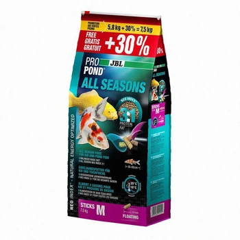 Всесезонный корм JBL ProPond All Seasons M для средних кои и других прудовых рыб, 7.5 кг (30% в подарок)