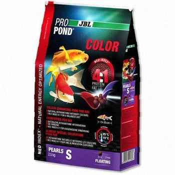 Корм JBL ProPond Color S для усиления окраски у небольших кои, 2.5 кг