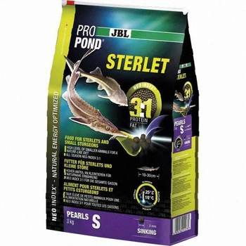 Основной корм JBL ProPond Sterlet S для стерляди небольшого размера, 1.5 кг
