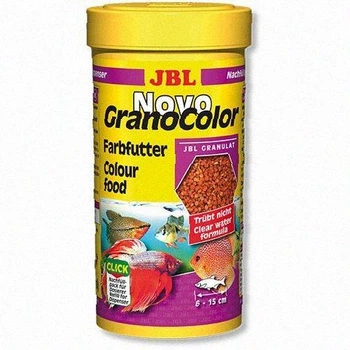 Корм JBL NovoGranoColor для яркой окраски средних и крупных аквариумных рыб, без дозатора, 250 мл