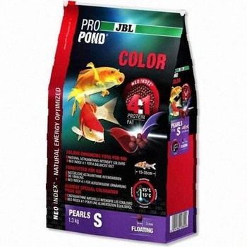 Корм JBL ProPond Color S для усиления окраски у небольших кои, 1.3 кг