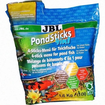 Корм JBL Pond Sticks 4 in 1 для прудовых рыб, 10.5 л (пакет)