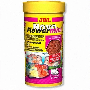 Основной корм в форме гранул JBL Novo Flower mini для небольших и средних флауэрхорнов, 250 мл