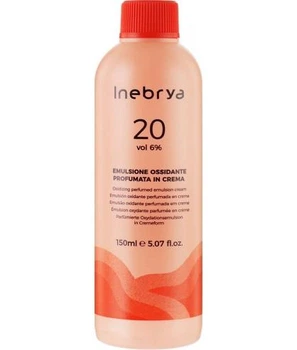 Парфюмированная окислительная эмульсия Inebrya Color Perfumed Oxidizing Emulsion Cream 20 Vol 6% для равномерного цвета окрашенных волос 150 мл