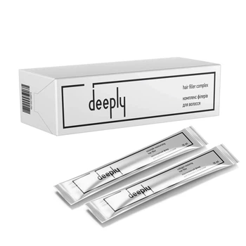 Комплекс филеров deeply hair filler complex с коллагеном и керамидами для восстановления и увлажнения волос, 6 шт × 10 мл