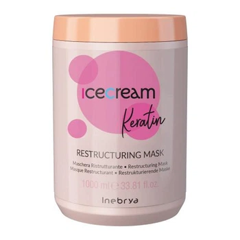 Маска Inebrya Keratin Restructuring Mask с кератином для интенсивного восстановления волос 1000 мл