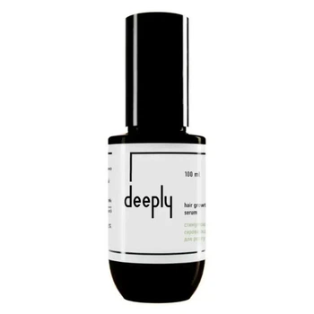Стимулирующая сыворотка deeply hair growth serum для укрепления и профилактики выпадения волос, 100 мл
