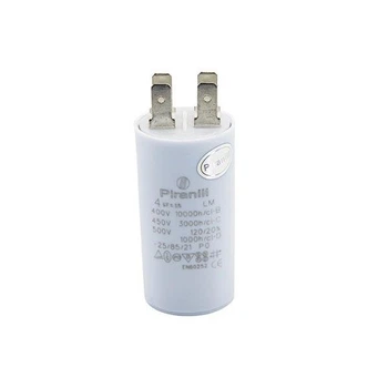 Конденсатор пуско-рабочий 4 мкФ 450 В (4uF 450V) CBB60, с клеммами