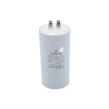 Конденсатор пуско-робочий 120 мкФ 450 В (120uF 450V) CBB60, з клемами