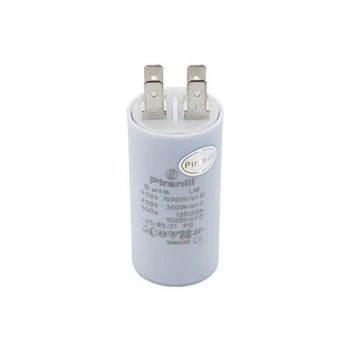Конденсатор пуско-робочий 6 мкФ 450 В (6uF 450V) CBB60, з клемами