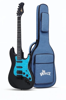 Электрогитара Winzz 4/4 Full Size – стильный инструмент для начинающих и подростков