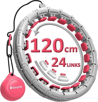 Розумний обруч Solulife (Pink) — сучасний фітнес-аксесуар для ефективних домашніх тренувань.
