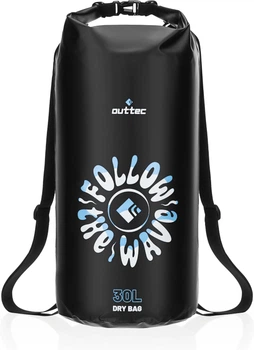 Worek żeglarski wodoszczelny Outtec Dry Bag 30 l O-42987 Czarny (5905884429877)