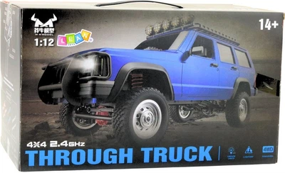 Samochód zdalnie sterowany LeanToys 4x4 MN78 1:14 Niebieski 22915 (5905991052647)