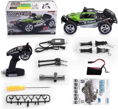 Samochód zdalnie sterowany Maksik Boarse 4x4 1:12 Zielony PRO0004 (5906302700004)