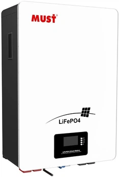 Аккумулятор для инвертора Must 5 кВт литий-железо-фосфатный LiFePO4 (LP16-48100)