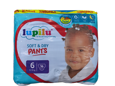 Підгузки-трусики дитячі Lupilu 6 16+ кг 36 шт (4335619279810)