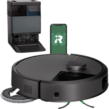 Робот-пилосос iRobot Roomba Plus 505 Combo Black + станція AutoWash (N185040)