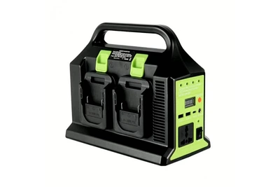 Преобразователь напряжения UKC UIN2 300W, инвертор с 12V на 220V, питание от 4 аккумуляторов для инструмента