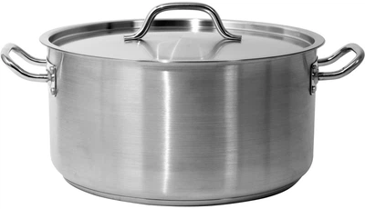 Garnek Yato z pokrywką ze stali nierdzewnej 36 x 18 cm 18.3 l (5906083860294)