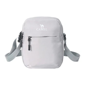 Сумка месенджер через плече жіноча тканинна Camel 573C165029B1 Чорна