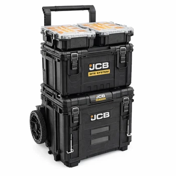 Скриня для інструментів модульна JCB 2 шухляди JCB-SITESYS-ST-2