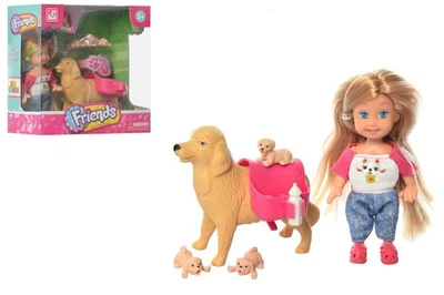 Лялька "Mini doll" із собакою в коробці K899-91 р.16*7,2*16,5см