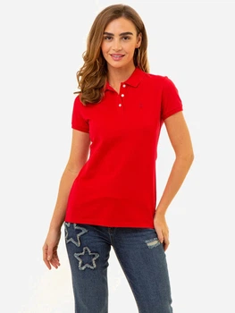Поло жіноче U.S. Polo Assn 116214346 XL Червоне (1160658902)