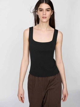 Майка женская Uniqlo 156990611 S Черная (1160757953)