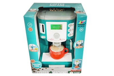 Кофеварка 891B с чашкой на батарейках, с музыкой, светом, в коробке р.27.3x17.5x21.5см