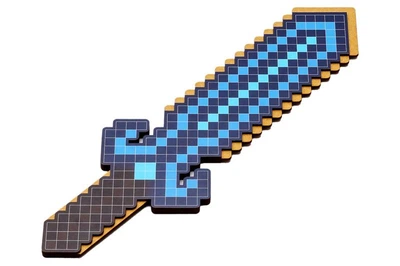 Игрушечный алмазный меч из видеоигры Minecraft Puz-88901 в пакете р.45x9x15 см