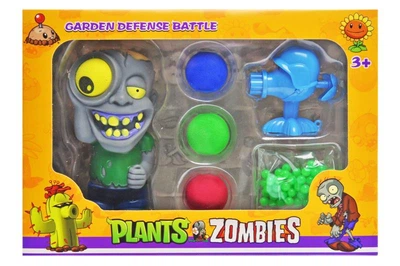 Игровой набор с фигуркой по мотивам видеоигры Растения против Зомби Plants vs. Zombies CF-2019 р.23х7,5х16,5см