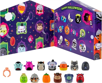 Адвент-календарь Squish-a-longs Halloween Countdown Calendar с 13 мини-фигурками Squishmallows (SQAL0161)