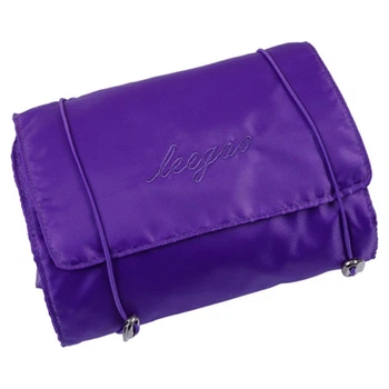 Компактна косметичка для подорожей фіолетового кольору Leegoo Purple