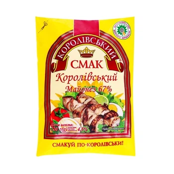 Майонез Королівський смак 67% 180г