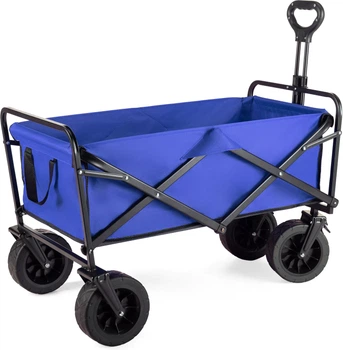 Візок туристичний складаний Outtec EasyGo 100 л Синій 185370 (5905884421864)