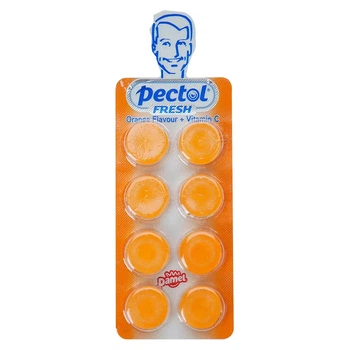 Льодяники Damel Pectol Orange зі смаком апельсина та вітаміном C 20 г (84115713)
