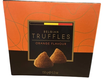 Цукерки Belgian Truffles шоколадні трюфелі зі смаком апельсина 150 г (5420066370049)