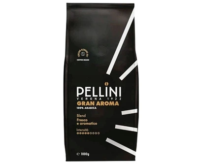 Кава в зернах Pellini Gran Aroma 100 % арабіка 1 кг