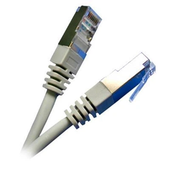 Патч-корд 2м, FTP, cat.5e, CU, 24AWG, grey Kingda