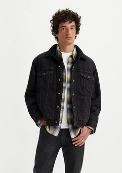 Чоловіча джинсова куртка шерпа Levi`s Relaxed Fit Sherpa розмір M