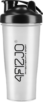 Шейкер спортивный 4FIZJO PRO 650 мл White/Black (P-5905973407007)