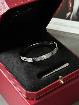 Браслет Love 3 Diamond 18k White Gold Bracelet 16"