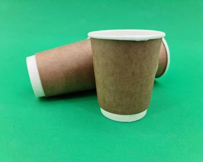 Стаканы картонные двухслойные, 175 мл, KRAFT, Маэстро, 20 штук, для горячих и холодных напитков